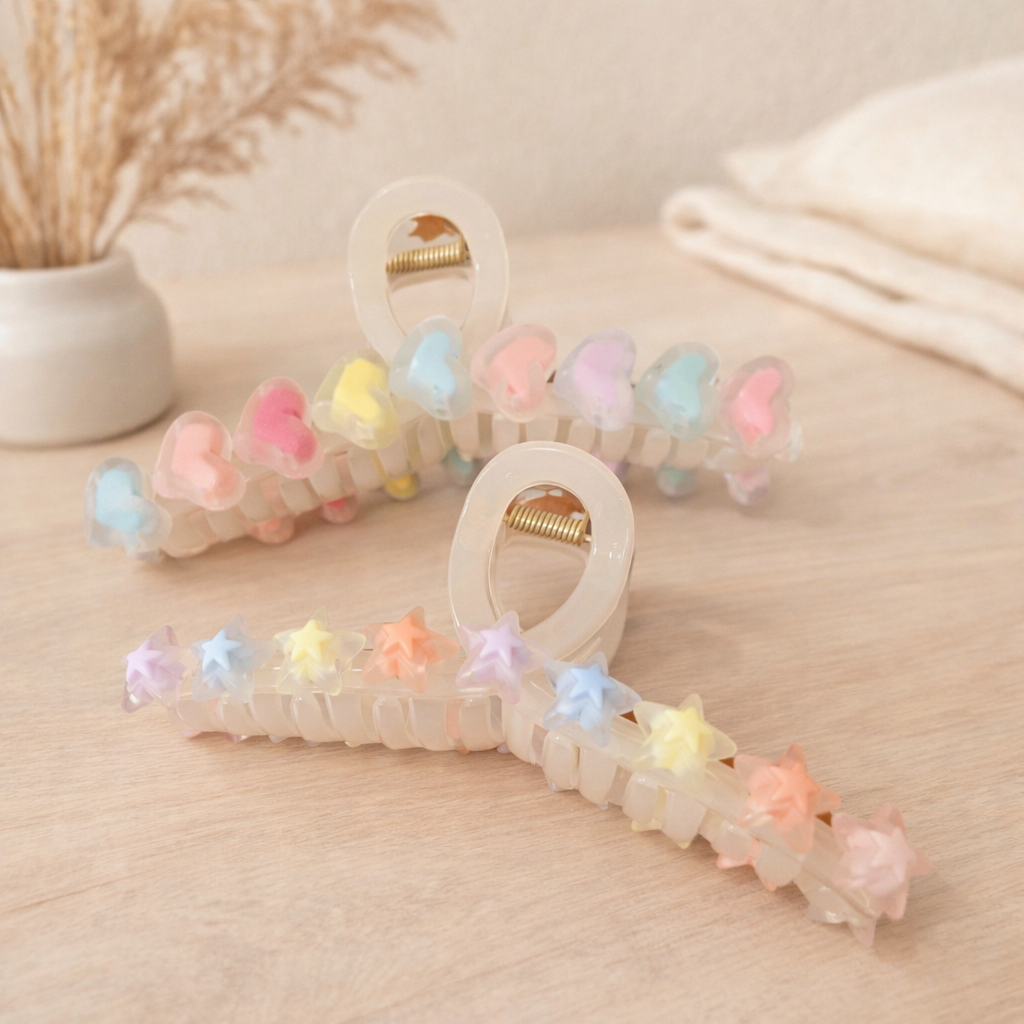 Love Star Hair Clip - Fashionable Simple Accessory