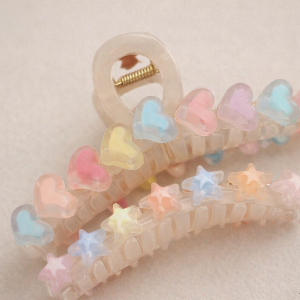 Love Star Hair Clip - Fashionable Simple Accessory