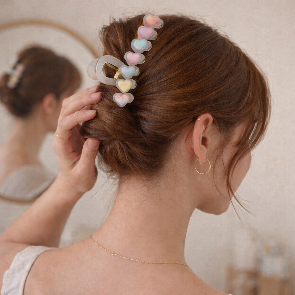 Love Star Hair Clip - Fashionable Simple Accessory