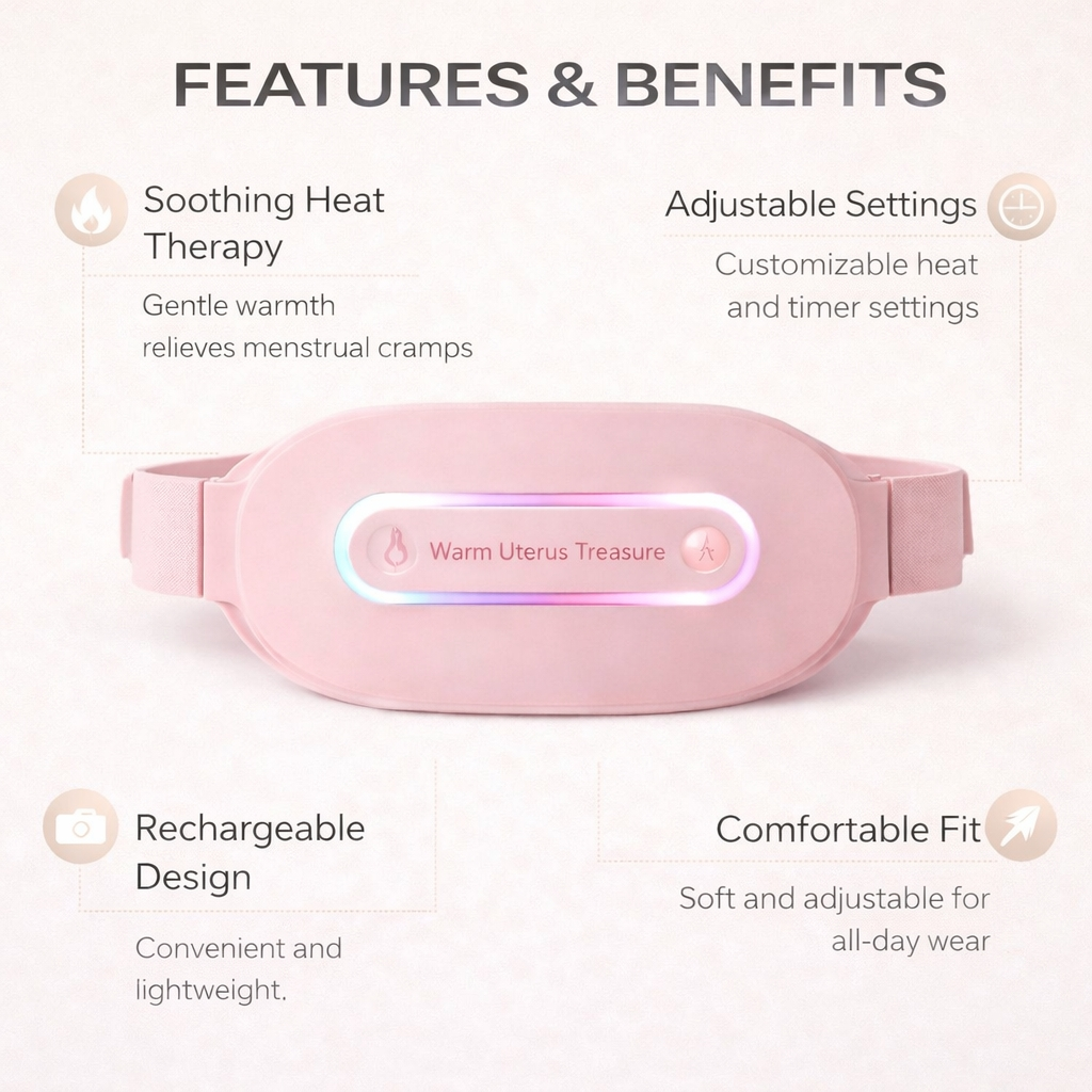 Heating Belt for Menstrual Cramps Relief Gift